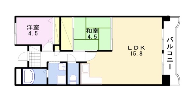 竜野駅 徒歩10分 4階の物件間取画像